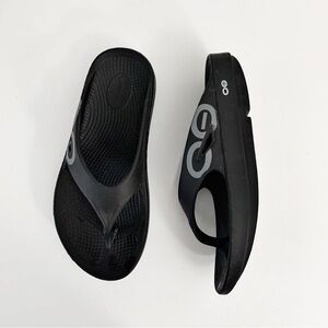 OOFOS oOriginal Sport Sandals Black & Graphite ~ 8M/10W